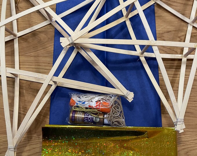 DIY Parol Kit (makes 2 Parol) - Darkblue Paper+ Foil - Etsy