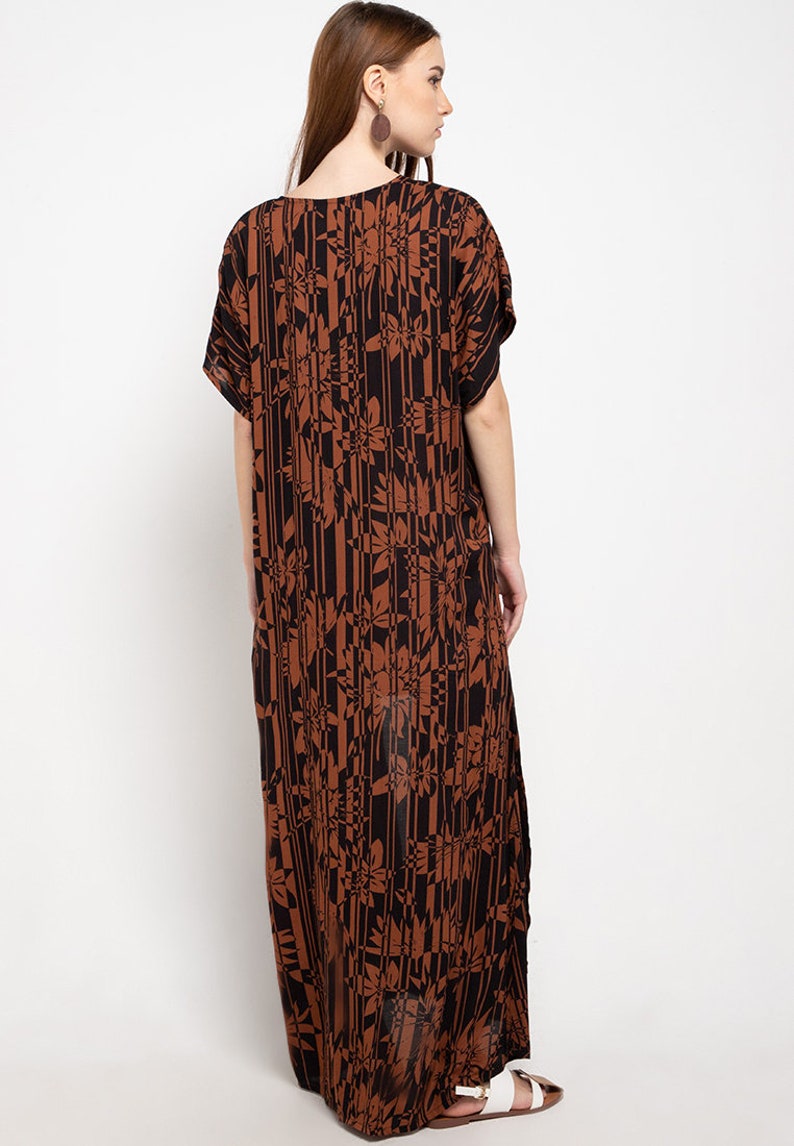 Karina Kaftan Brown Black