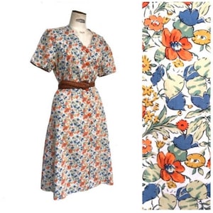 Liberty of London Shirtwaister 1970s French Vintage L XL