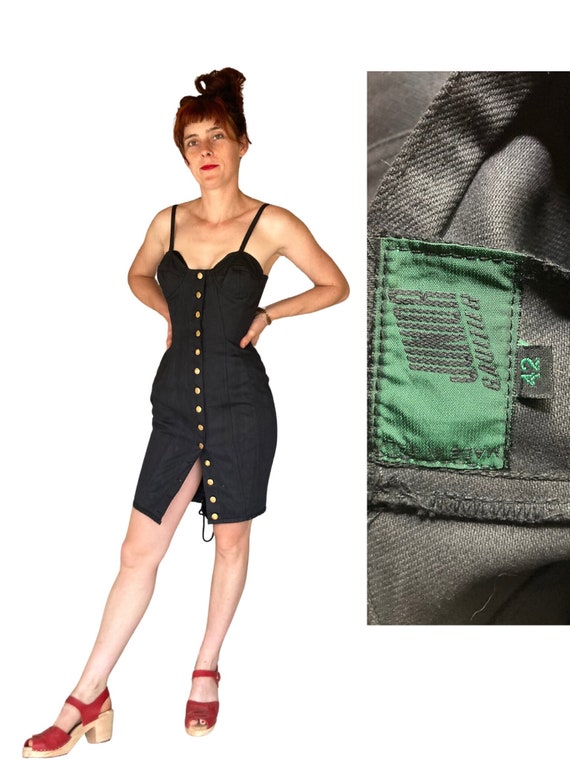 Jean Paul Gaultier Corset Lace up JPG Leather Sexy