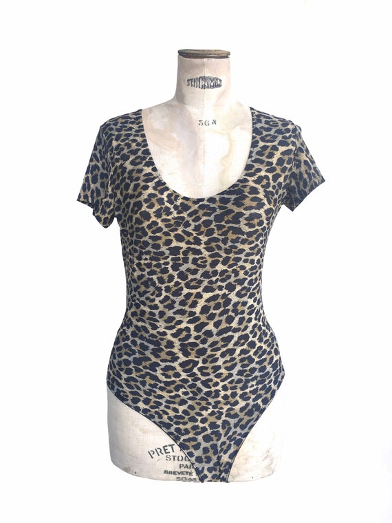 Christian Dior NEW NWT 1980s Leopard print Leotar… - image 2