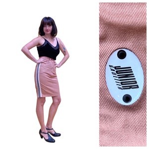 JPG Jean Paul Gaultier Junior 1990s High Waisted Secretary Skirt XS XXS