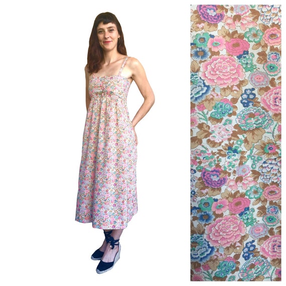 1970 s Prairie Sundress Liberty of London ELYSIAN