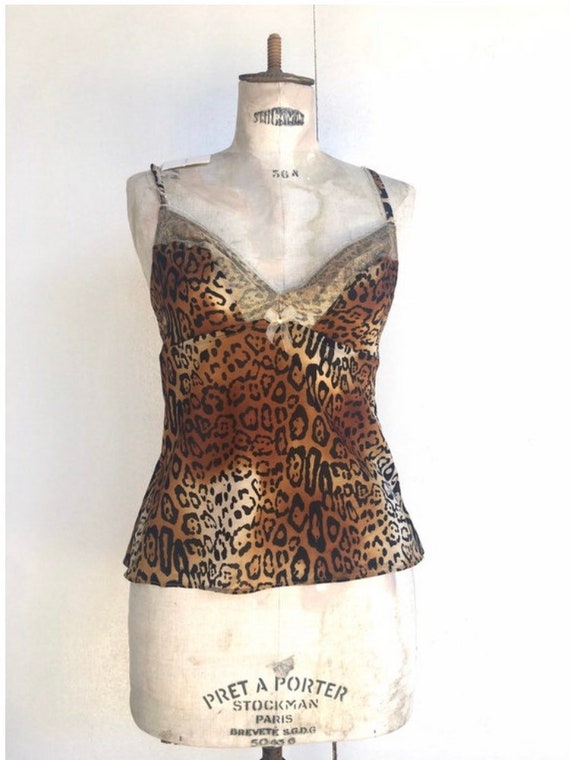 Christian DIOR 1990s Leopard and gold Tank Top NW… - image 6