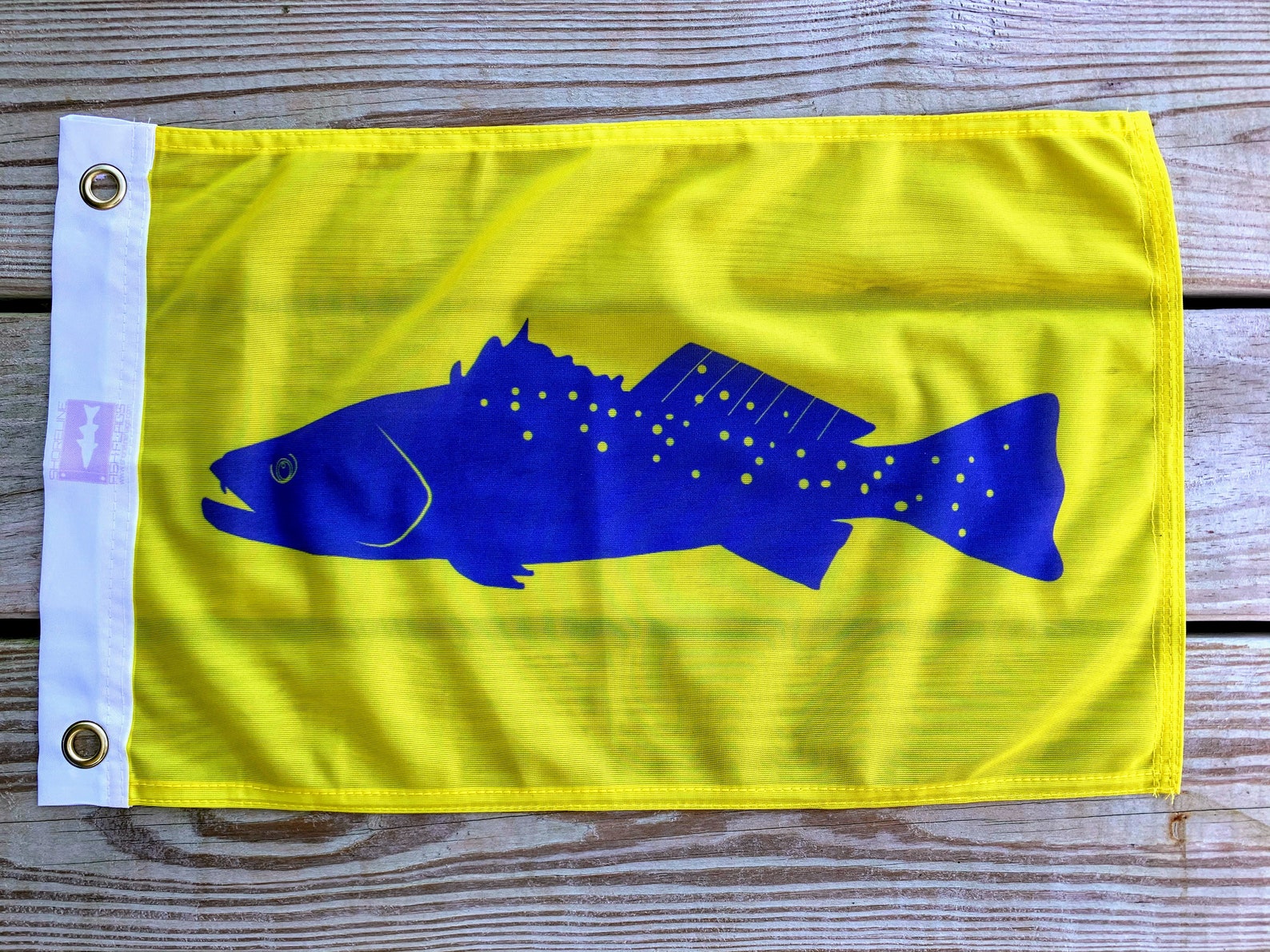 Spotted Sea Trout Fishing Flag Etsy