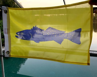 Spotted Sea Trout Fishing Flag