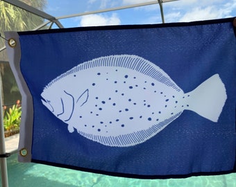 Flounder Fishing Flag