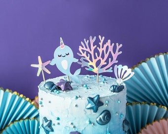 Under The Sea Cake Topper Etsy
