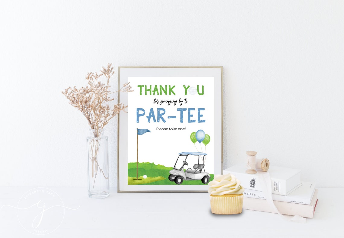 Golf Favor Table Sign Printable Golf Sign Favor Sign 8x10 - Etsy