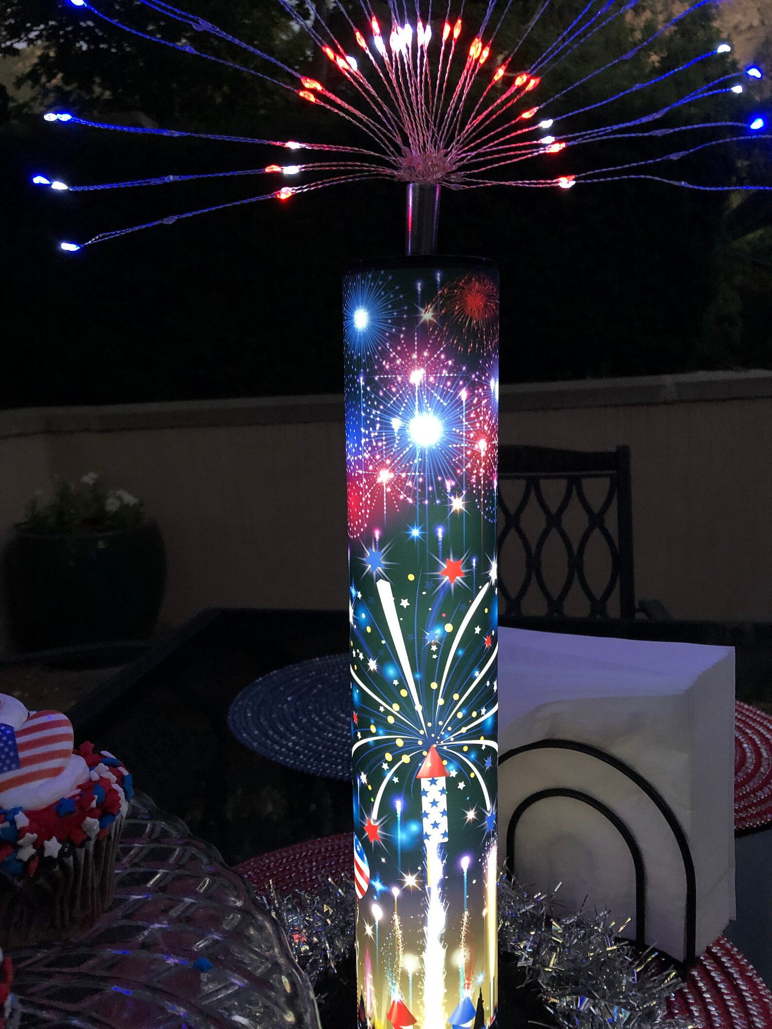 1 4th of July Fireworks LED Light 190 LED Lights Etsy