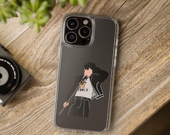 Joe Jonas Vacation Eyes Clear Protective Cover, Transparent Slim Case, Gift for Music Fans, Stylish Accessory, Unique Gift for