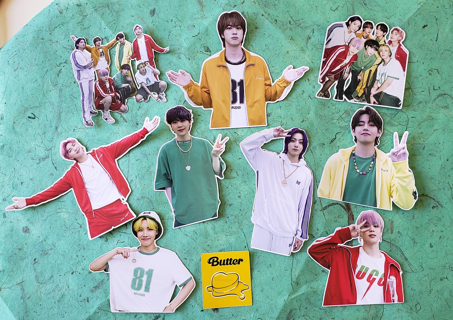 new bts butter stickers 3 bts cut out stickers butter etsy