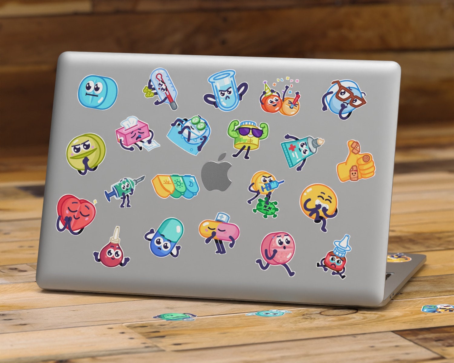 25 pcs Sticker Set Tablet Shop Cool Decals Colored Medicines 2 Etsy