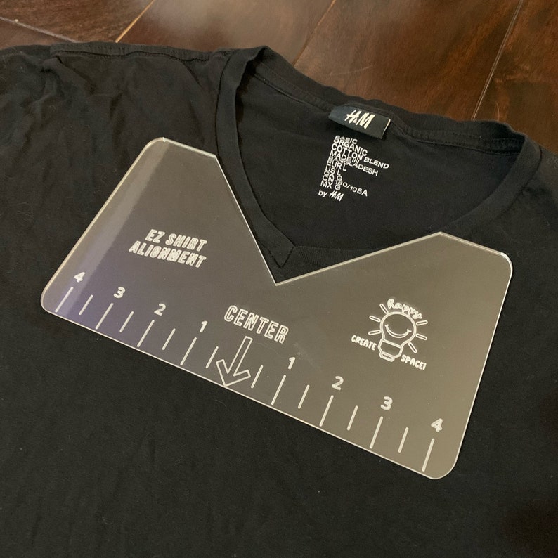 V Neck EZ Shirt Alignment Tool Etsy