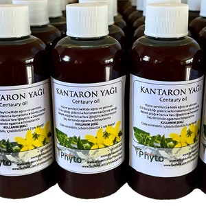 Centaury Oil-Kantaron Yağı-St. John&#39;s Wort Oil-All Organic-Herbal Massage Oil