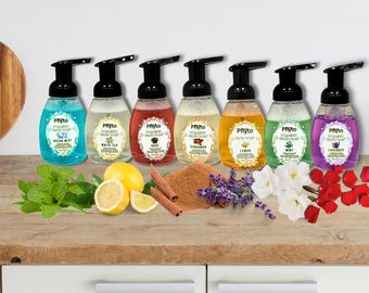 Sabonete Líquido Espumante para as Mãos 7 Dias | Sabonete Líquido Espumante Natural | Sabonete Líquido Ecológico para as Mãos 250 ml