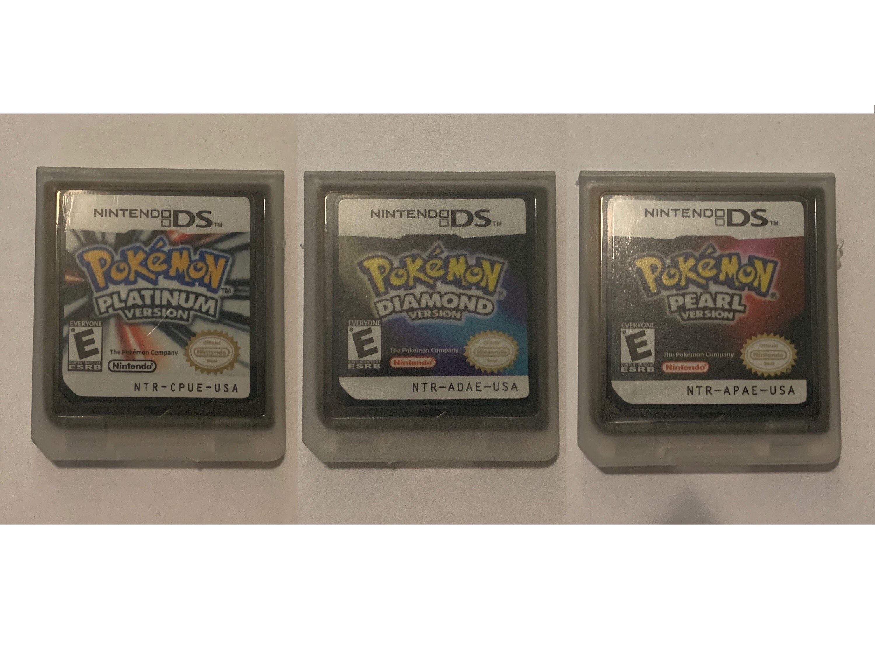 Pokemon Platinum Diamond Pearl Game Cartridge for Nintendo DS Etsy
