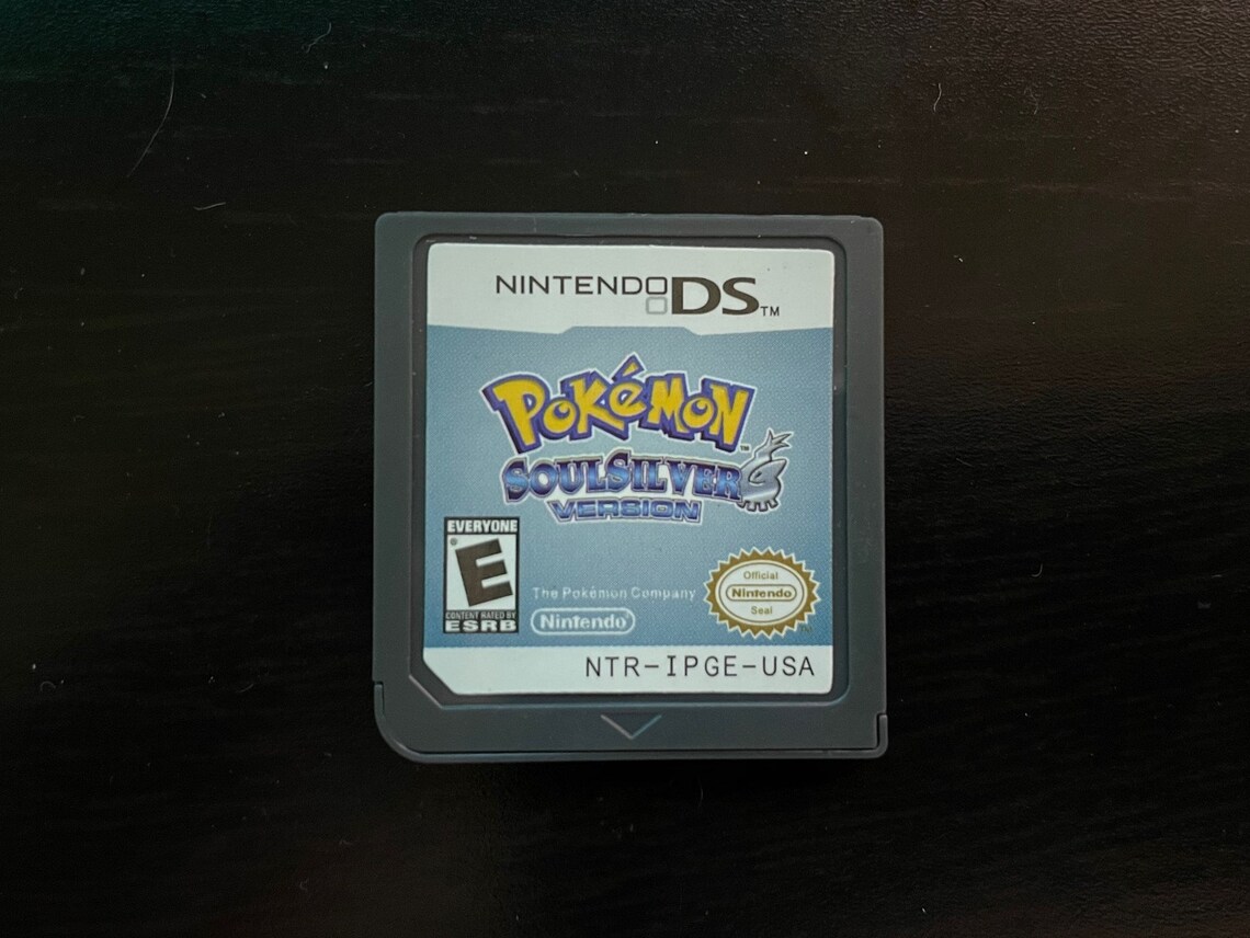 Pokemon HeartGold SoulSilver Game Cartridge for Nintendo DS Etsy