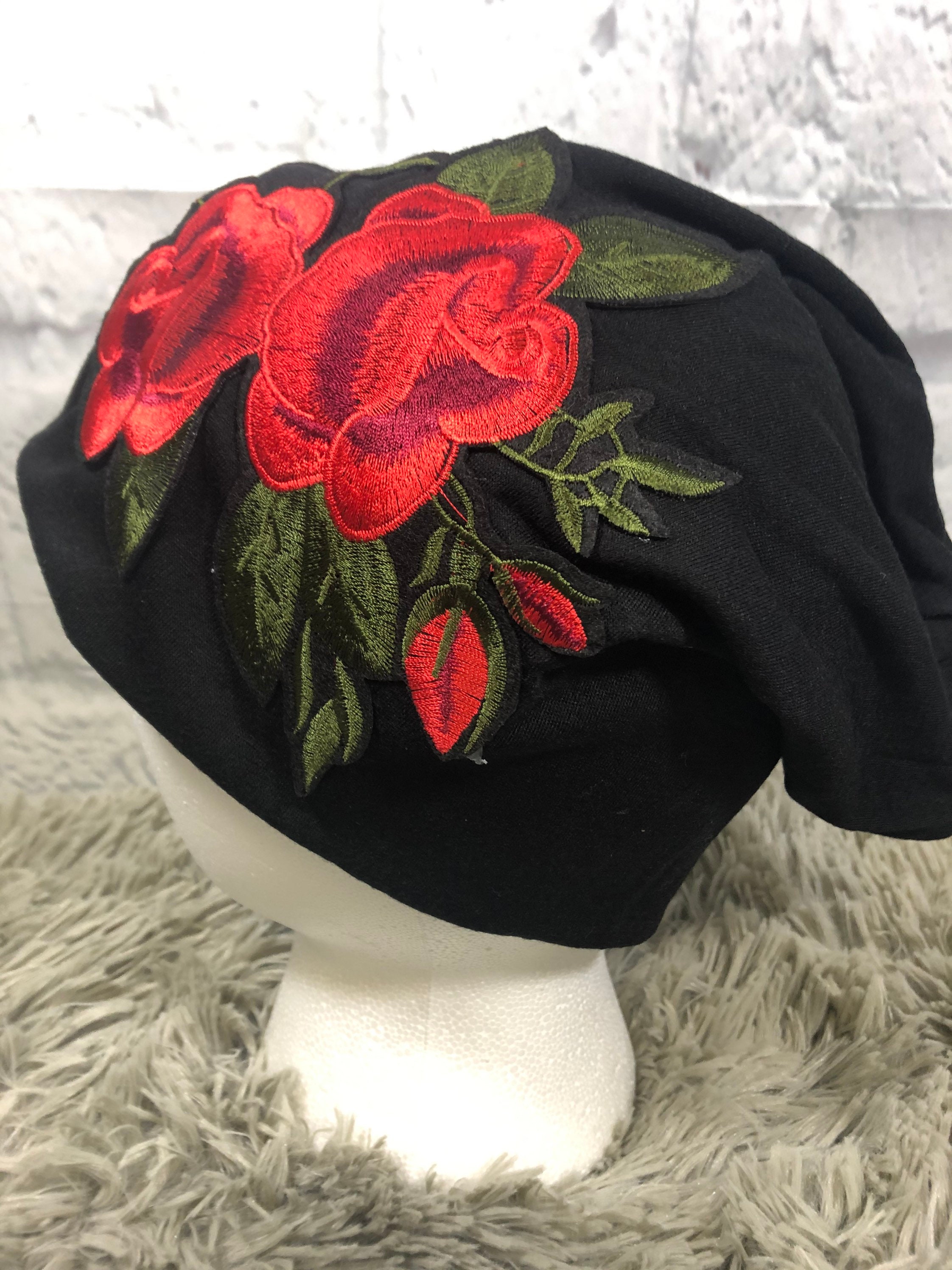 Embroidered Beanie Etsy