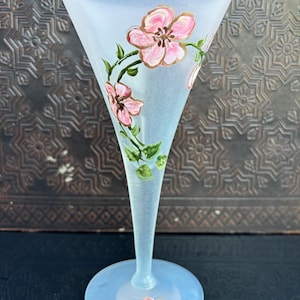 Hand Painted Martini Glass, Cocktail Glass, Glassware, Barware, gift for wife, wine glass, antique glass, housewarming gift, gift for her