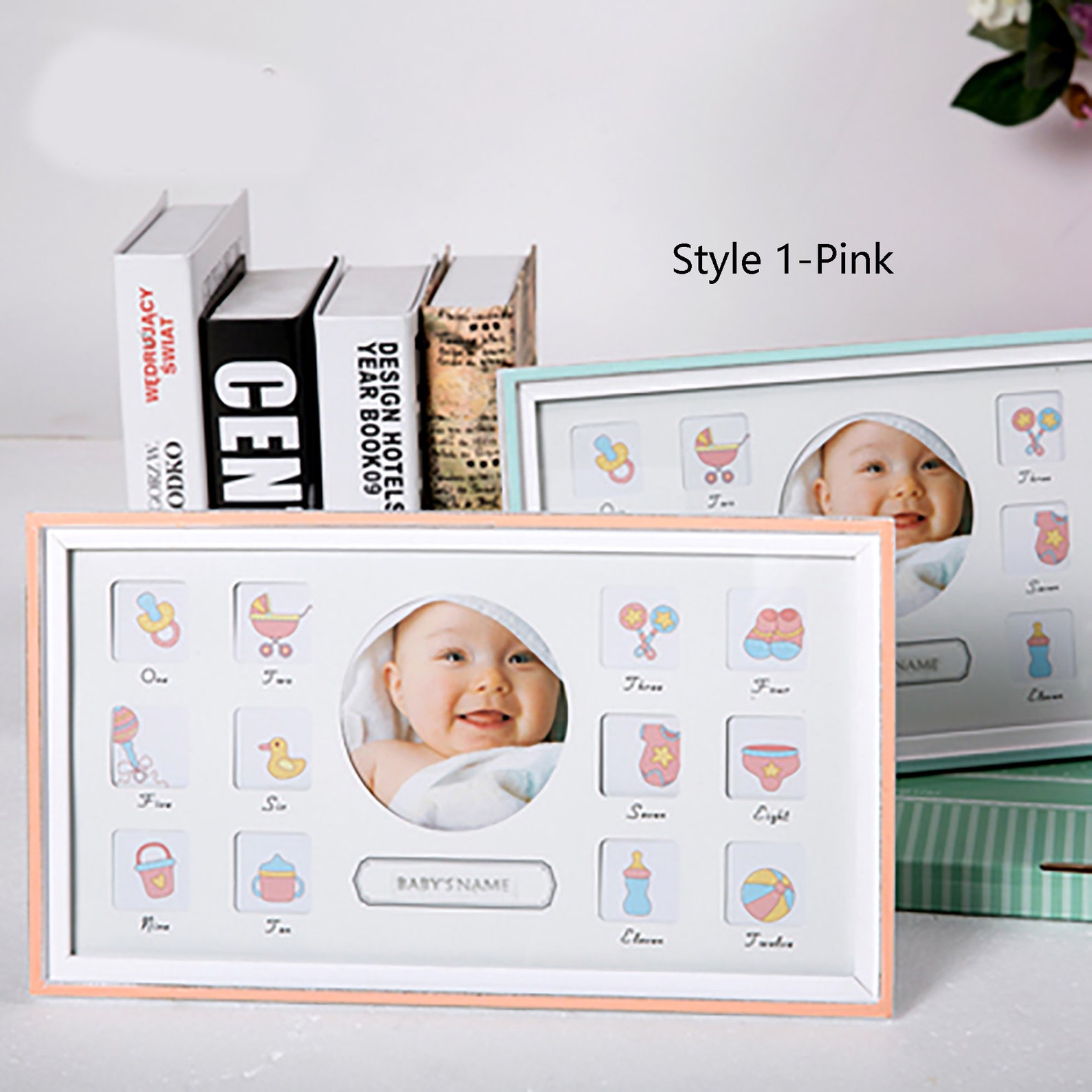 Collage Photo Frame for Baby First Year Keepsake12 Months Etsy
