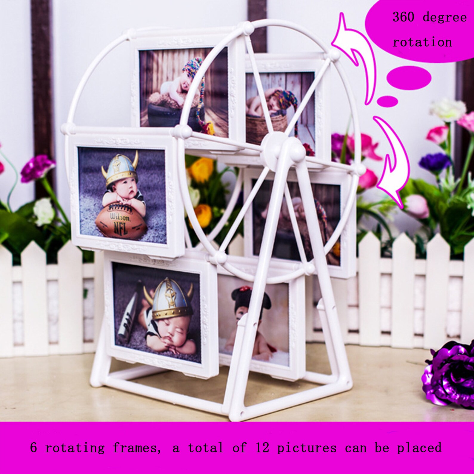 Ferris Wheel Rotating 5inch Photo Frame Photo Frame Setup Etsy