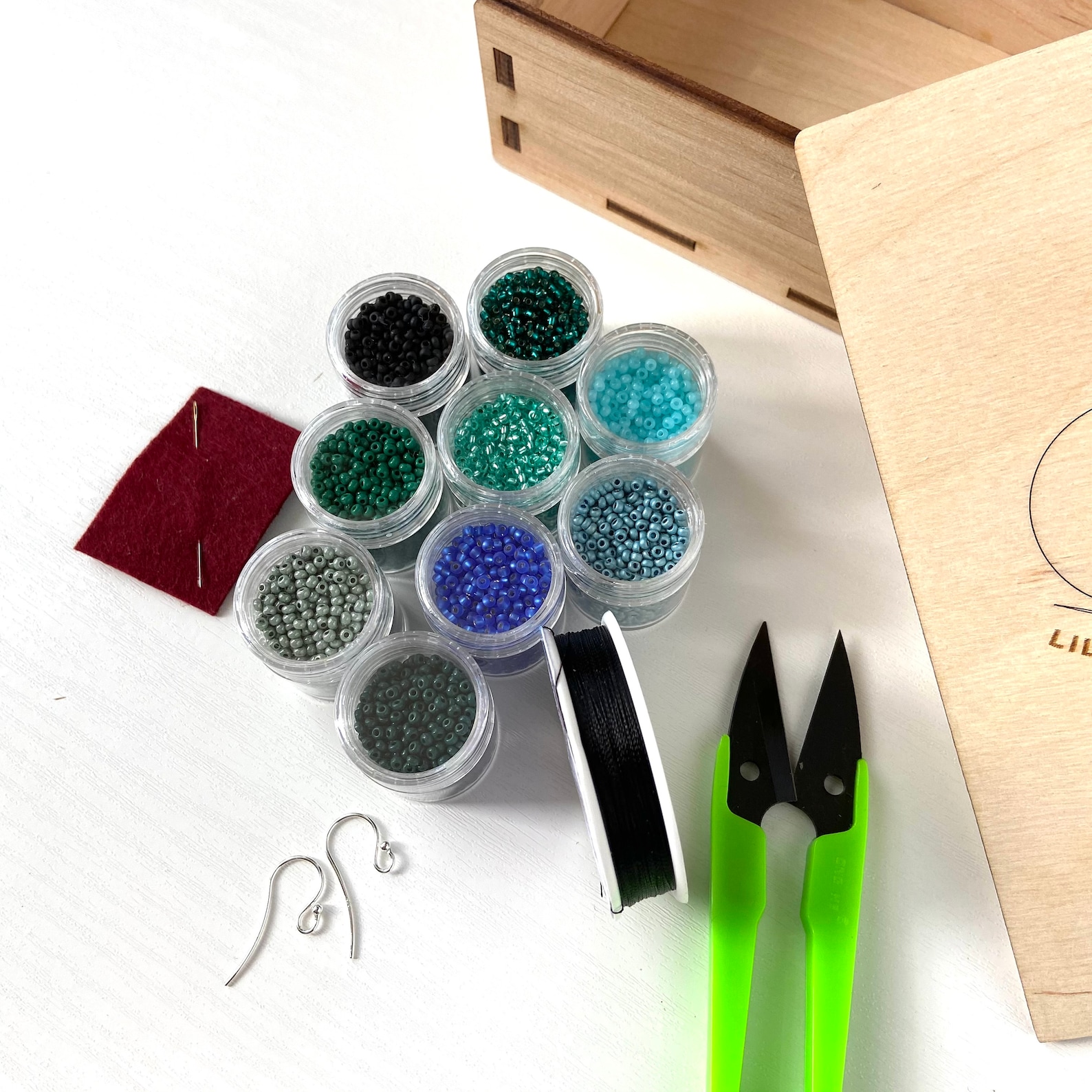 Seed bead kit digital tutorial Jewelry making KIT Kit Etsy