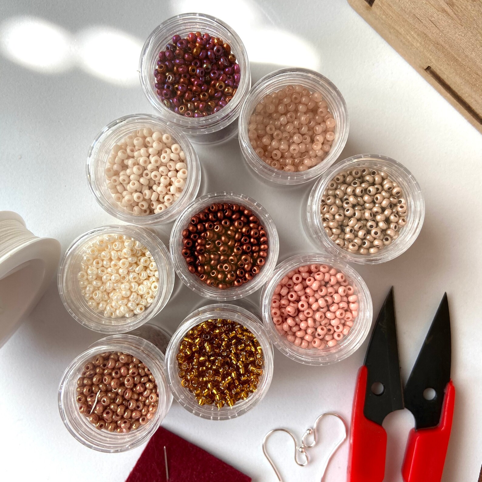 Seed bead kit digital tutorial Jewelry making KIT Kit Etsy