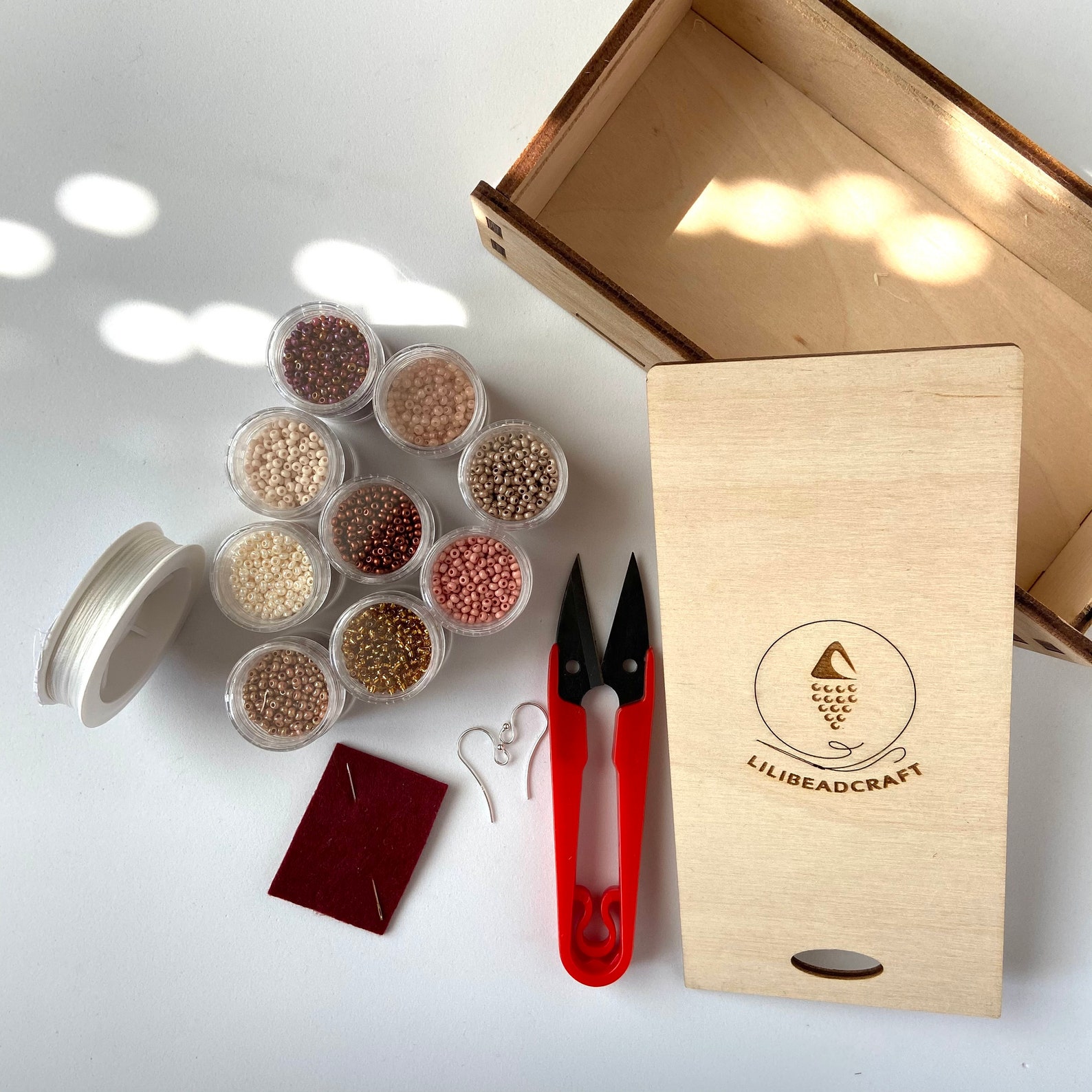 Seed bead kit digital tutorial Jewelry making KIT Kit Etsy