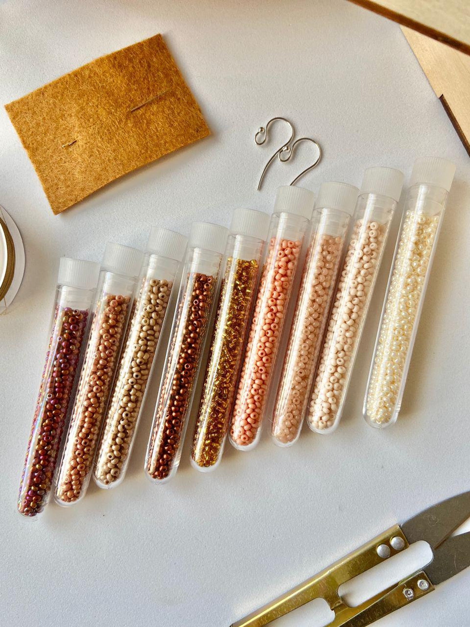 Seed bead kit digital tutorial Jewelry making KIT Kit Etsy