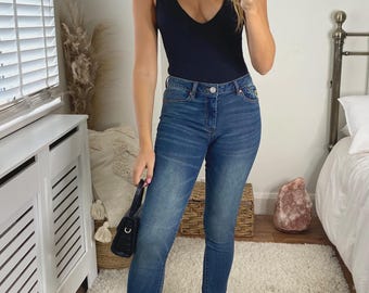 Lois Denim Jeans | Womens Push Up Jeans | Modelliermasse Skinny Jeans | Gestaltung Jeans | Klassische Jeans für jeden Tag | Figur fördernde Jeans