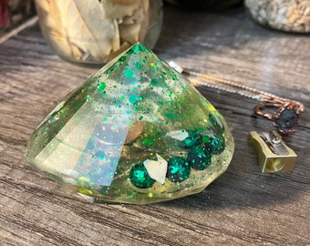Our Lady of Prosperity Heart Gem