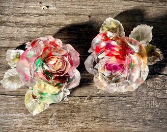 Our Lady of Sacred Love Rose with Leaves