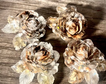 Our Lady of the Beloved Dead Rose with Leaves