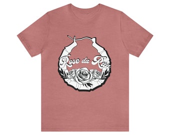 Rose da Rua White Logo Short Sleeve Tee