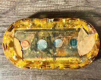 Money Tray -  Yellow