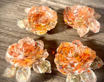 Our Lady of Invention Rose with Leaves