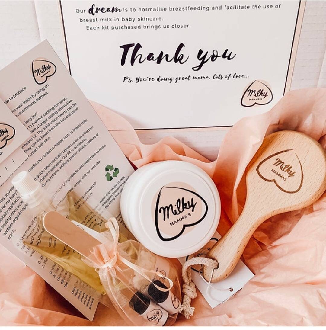 The 'just Add Breastmilk' Cradle Cap Lotion Kit Etsy