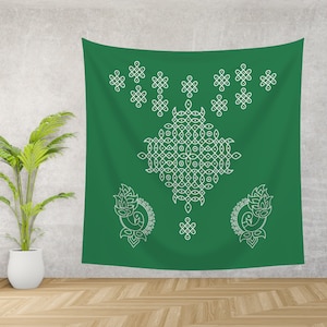 Muggu Cloth |Golu Decorations|Kolam Decorations | Pooja backdrop decoration|Kolam backdrop| Rangoli backdrop|Wedding Decor|Pooja Backdrop