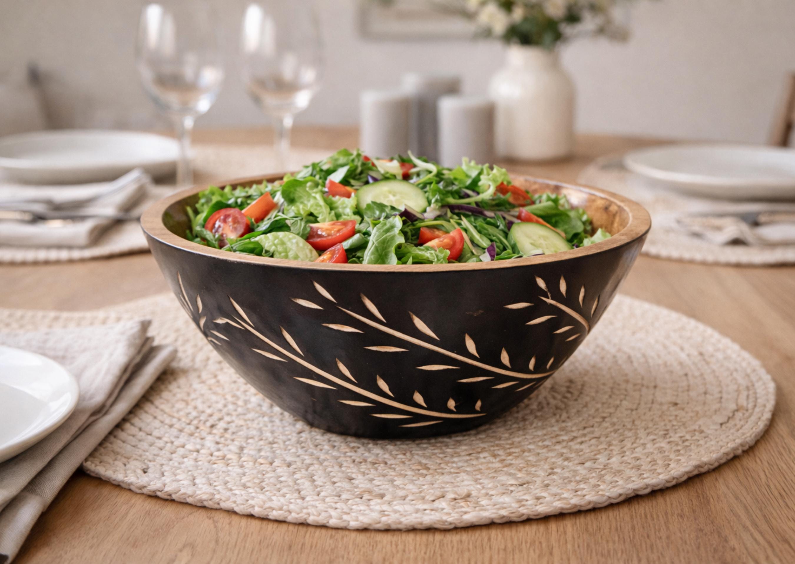 Hummingbird Salad Bowl - Etsy
