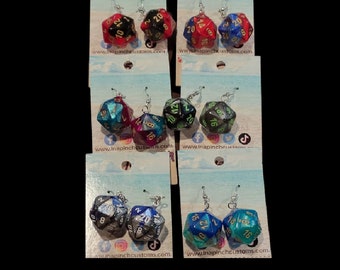 Roll for Style: D20 Earrings for RPG Fans | Lightweight & Comfortable Accessory