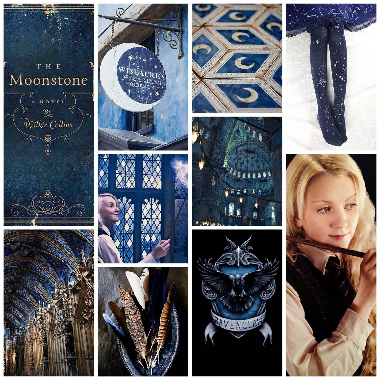 Ravenclaw Harry Potter Aesthetic Wall Collage Kit. Luna Etsy