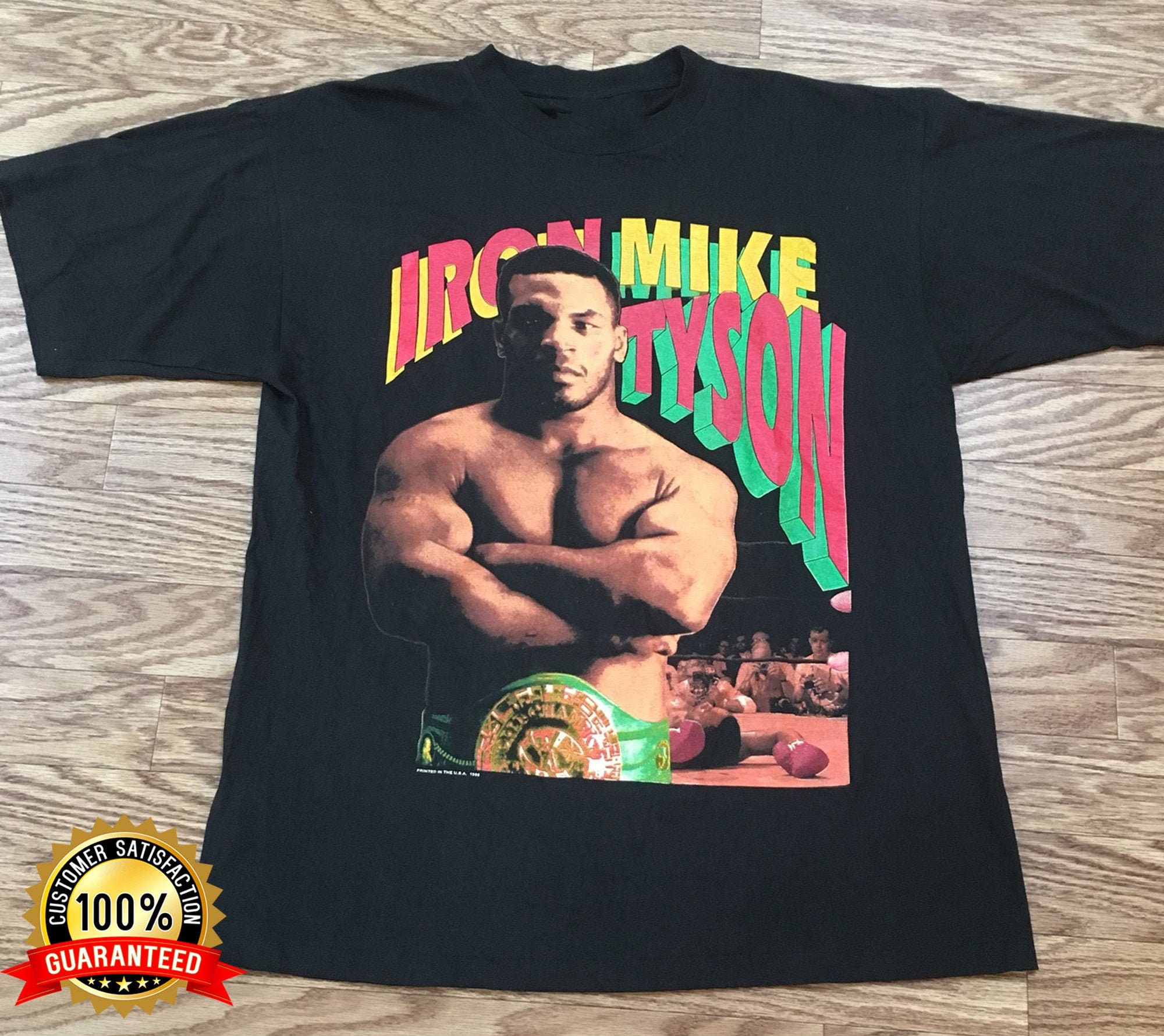 Mike Tyson T Shirts 1995 Mike Tyson Rap Tee Mike Tyson Etsy