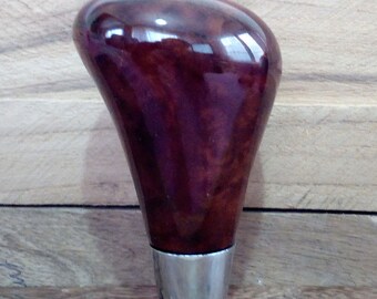 LEXUS African Mahogany Burl Wood Gear Shift Knob RX350 RX450 IS200 IS250 LS40 LS430 LS460 LS600 GS300 GS350 GS450 For Automatic Transmission