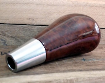 TOYOTA 4Runner African Mahogany Burl Wood Gear Shift Knob Also fits Tacoma Avalon Rav4 Camry Corolla Highlander with Automatic Transmission