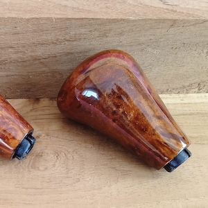 BMW (1982-2022) Birch Burl Wood Gear Shift Knob for E30 E32 E34 E36 E38 E39 E46 E53 E60 E63 E83 E84 E90 E91 E92 with Manual Transmission