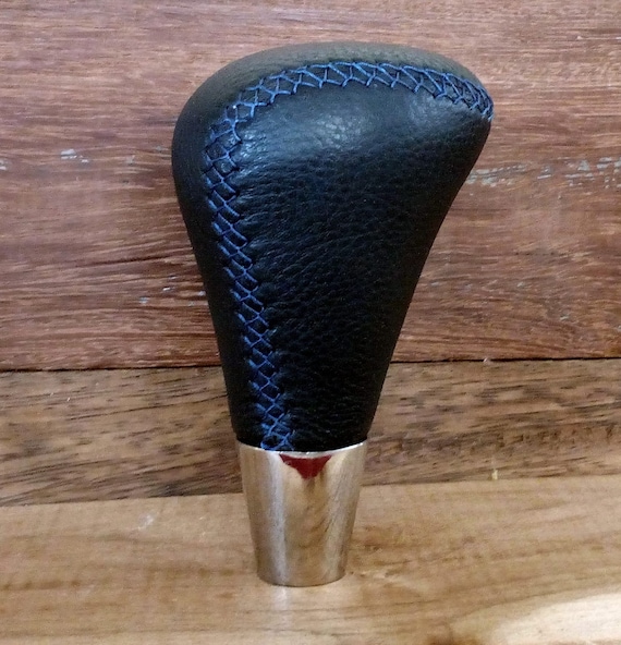 LEXUS Gear Shift Knob Anthracite Leather With Dark Blue Stitch Etsy