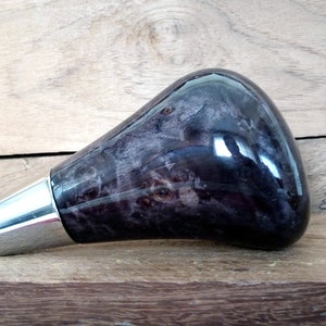 Blue Ash Burl Wood Shift Knob (Édition Limitée) pour Mazda Acura Lexus Toyota Scion Automatic Transmission FileTage Size M8X1,25