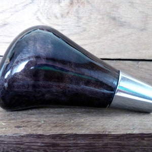 DODGE Black Ash Burl Wood Shift Knob for Magnum Charger Challenger 2005 to mid 2007 models with Automatic Transmission