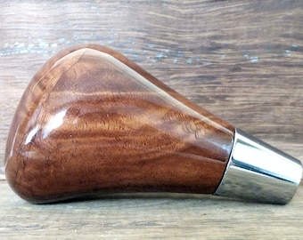 Pomo de palanca de cambios de madera de teca birmana, grano claro, para Lexus, Toyota, Acura, Mazda, Scion, Subaru, transmisión automática, tamaño de rosca M8 x 12,5